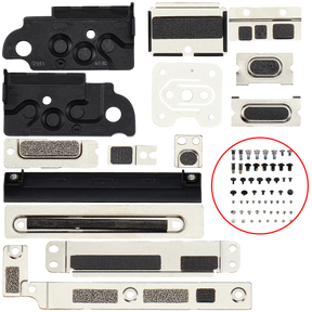 Full Set Small Metal Bracket And Screw Set For MacBook Air 13" (A3113 / Mid 2024 / A3240 / Early 2025)