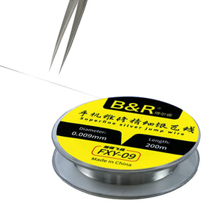 0.009mm*200m B&R Superfine Silver Jumper Wire