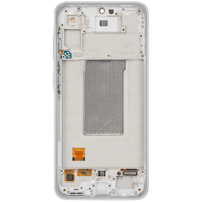 OLED Assembly With Frame Compatible For Samsung Galaxy A36 5G (A366 / 2025) (Refurbished) (White)