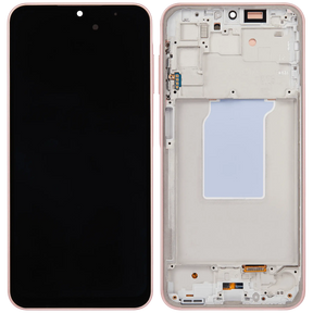 OLED Assembly With Frame Compatible For Samsung Galaxy A26 5G (A266 / 2025) (Refurbished) (Peach Pink)