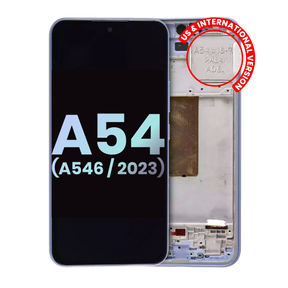 Replacement OLED Assembly With Frame Compatible For Samsung Galaxy A54 5G (A546 / 2023) (US & International Version) (Service Pack) (Violet)