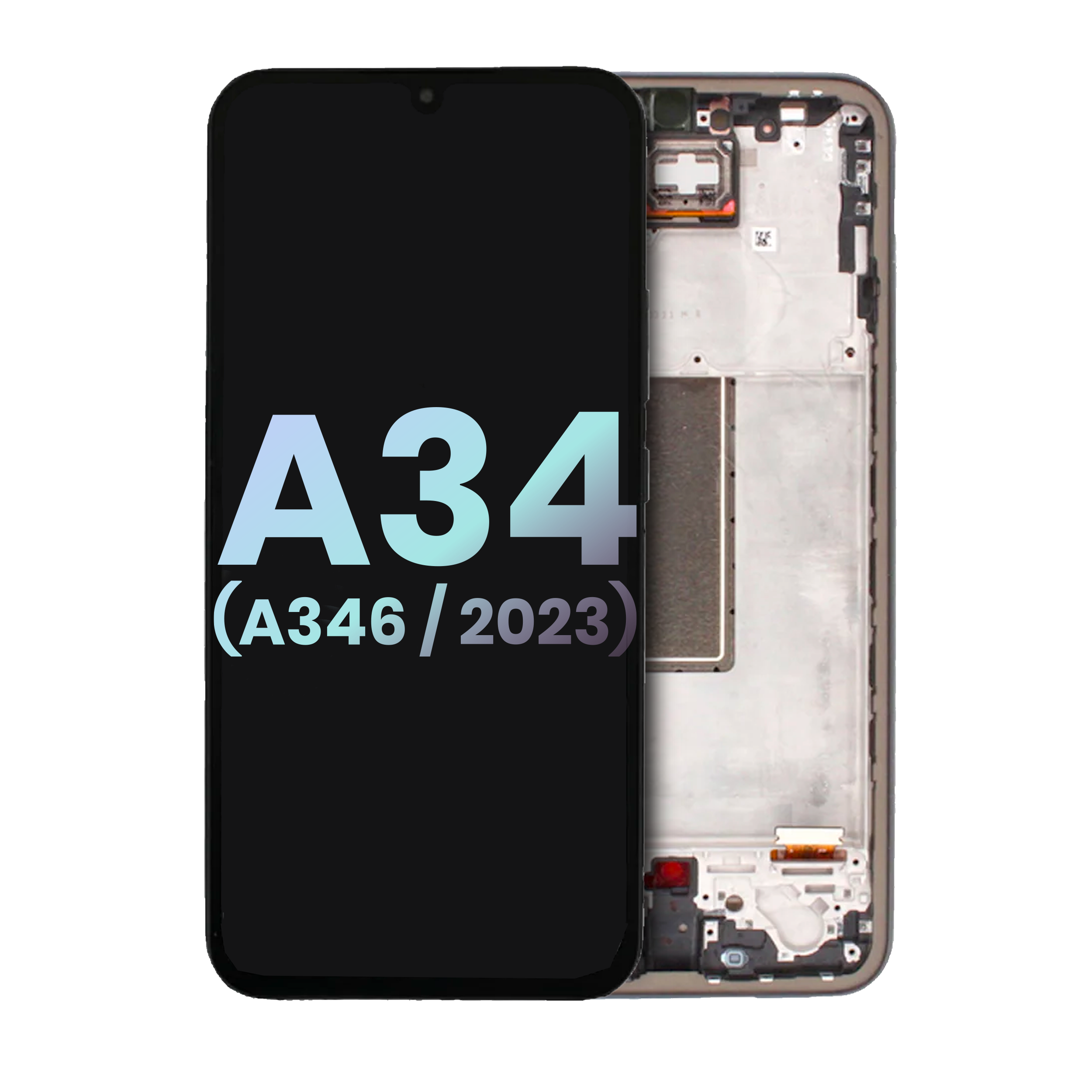 Samsung A34 Display Price | Galaxy A34 5G Service Pack Screen- Graphite
