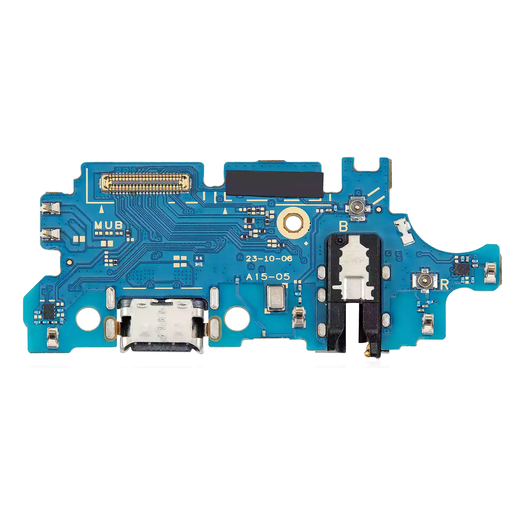 Charging Port Board With Headphone Jack Compatible For Samsung Galaxy A15 (A155 / 2023) (Vemake)