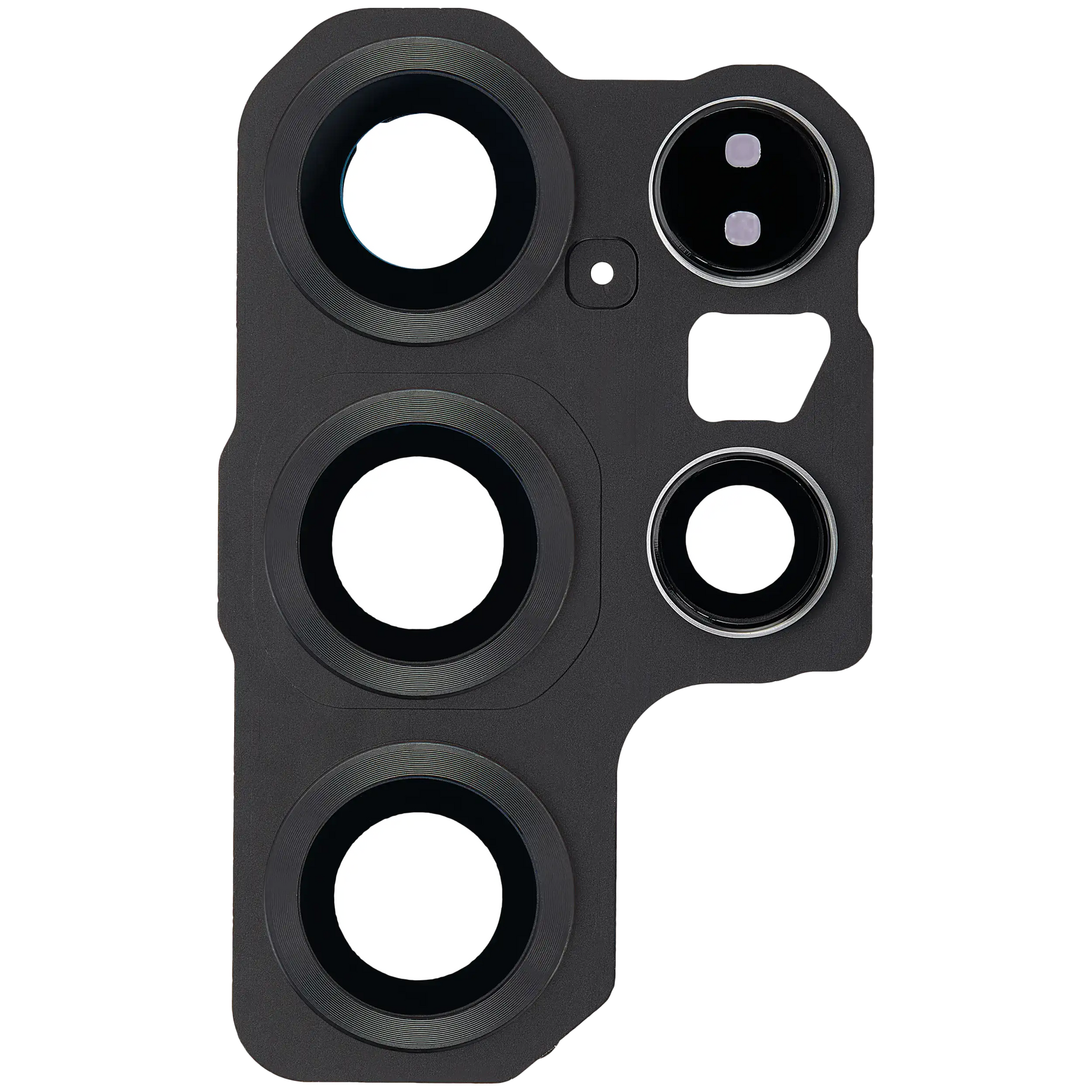 Back Camera Lens With Cover Bezel Ring Compatible For Samsung Galaxy S25 Ultra 5G (Titanium Jet Black)