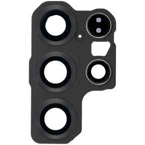 Back Camera Lens With Cover Bezel Ring Compatible For Samsung Galaxy S25 Ultra 5G (Titanium Jet Black)
