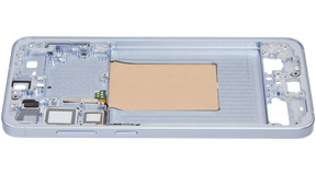 Mid-Frame Housing Compatible For Samsung Galaxy S25 Plus 5G (US & International Version) (Icy Blue)