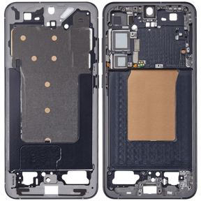 Mid-Frame Housing Compatible For Samsung Galaxy S25 Plus 5G (US & International Version) (Blue Black)