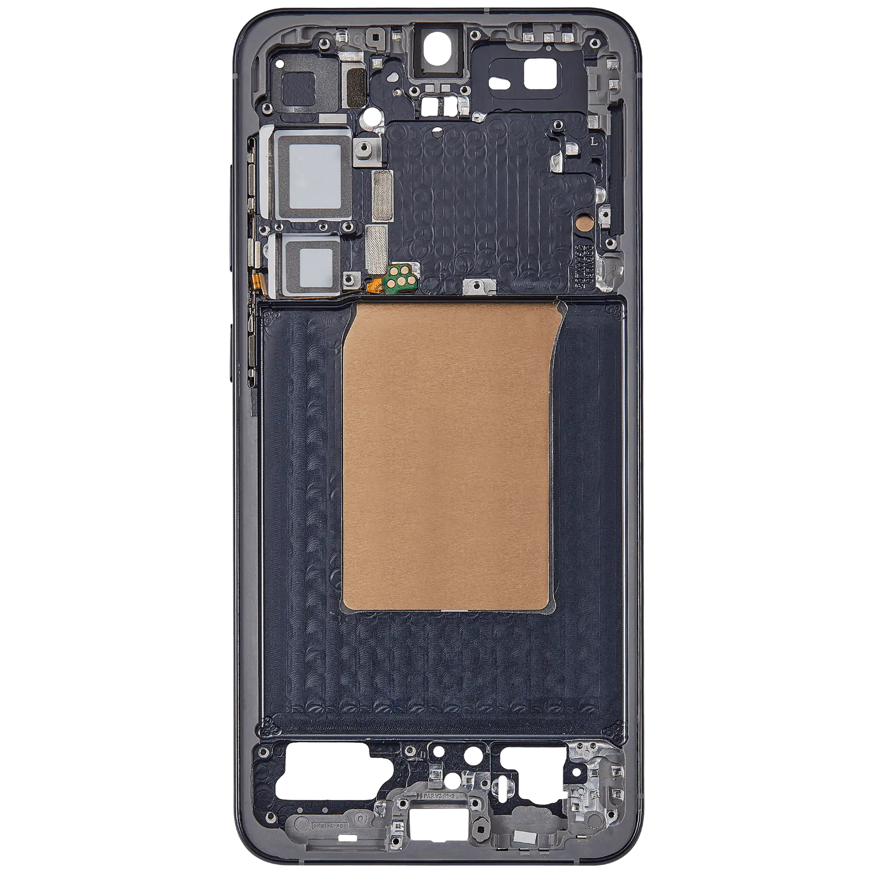 Mid-Frame Housing Compatible For Samsung Galaxy S25 Plus 5G (US & International Version) (Blue Black)