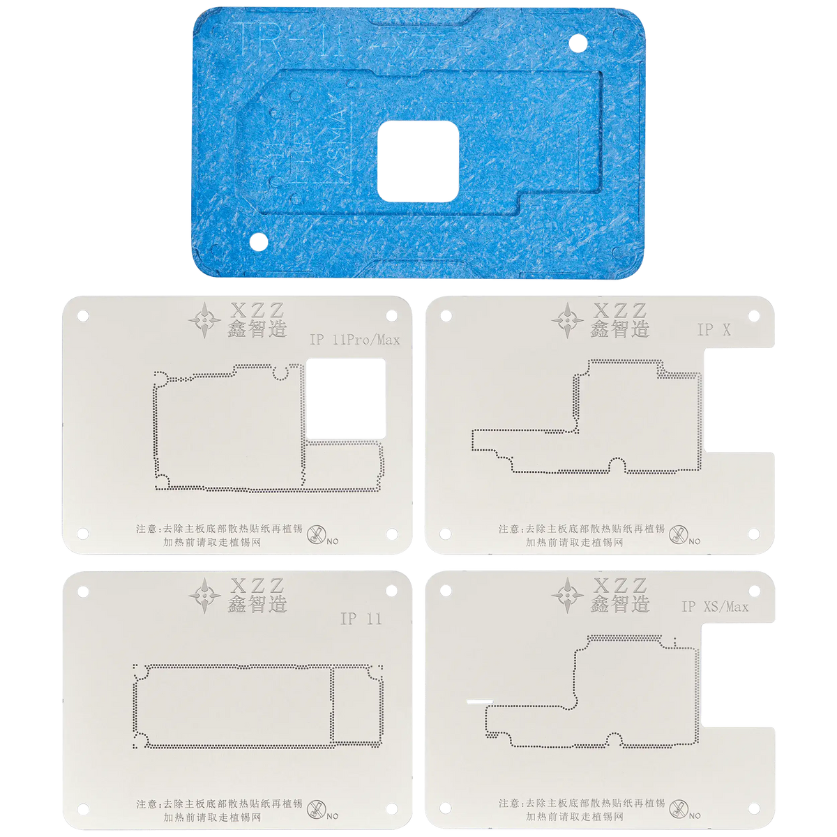 TR Middle Frame BGA Plant Tin Platform For iPhone X-16 Pro Max (XZZ)