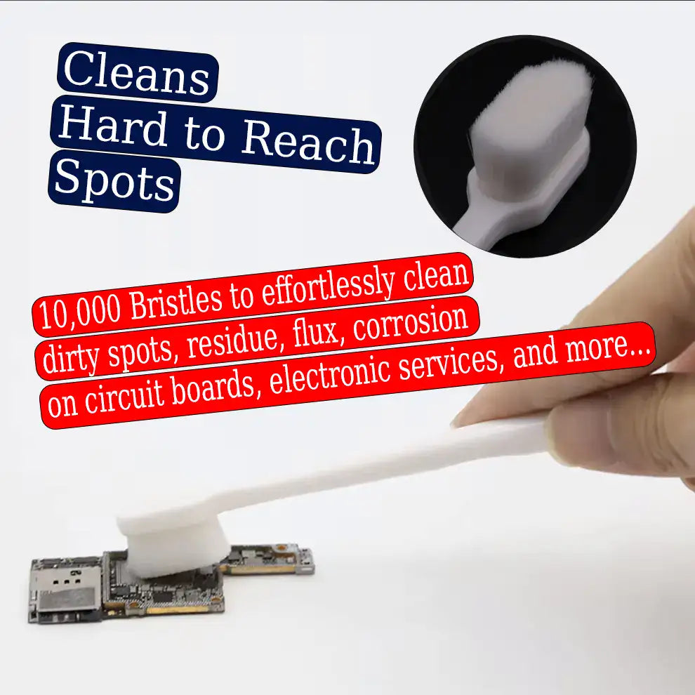 Nano Brush IC PCB BGA Phone Tablet Electronics Console Board Polishing Brush Motherboard Corrosion Flux Cleaner (Meta Online)