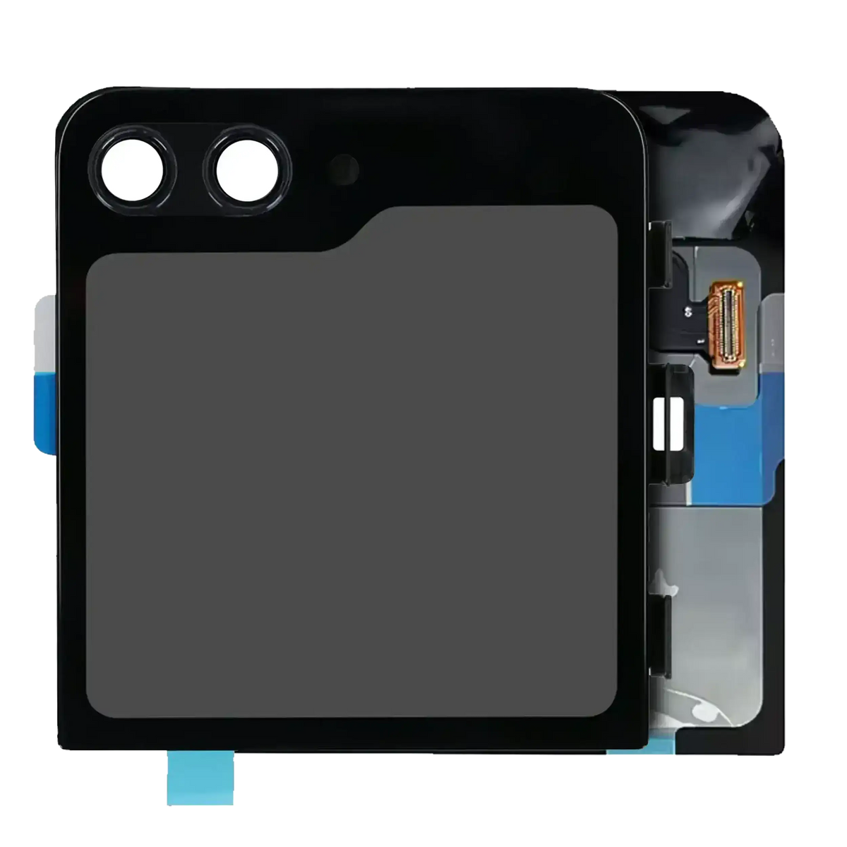 Outer OLED Assembly Compatible For Samsung Galaxy Z Flip 5 5G (US & International) (Used OEM Pull: Grade B/C) (Graphite)