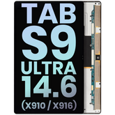 OLED Assembly Without Frame Compatible For Samsung Galaxy Tab S9 Ultra 14.6" (X910 / X916) (2023) (Service Pack) (All Colors)