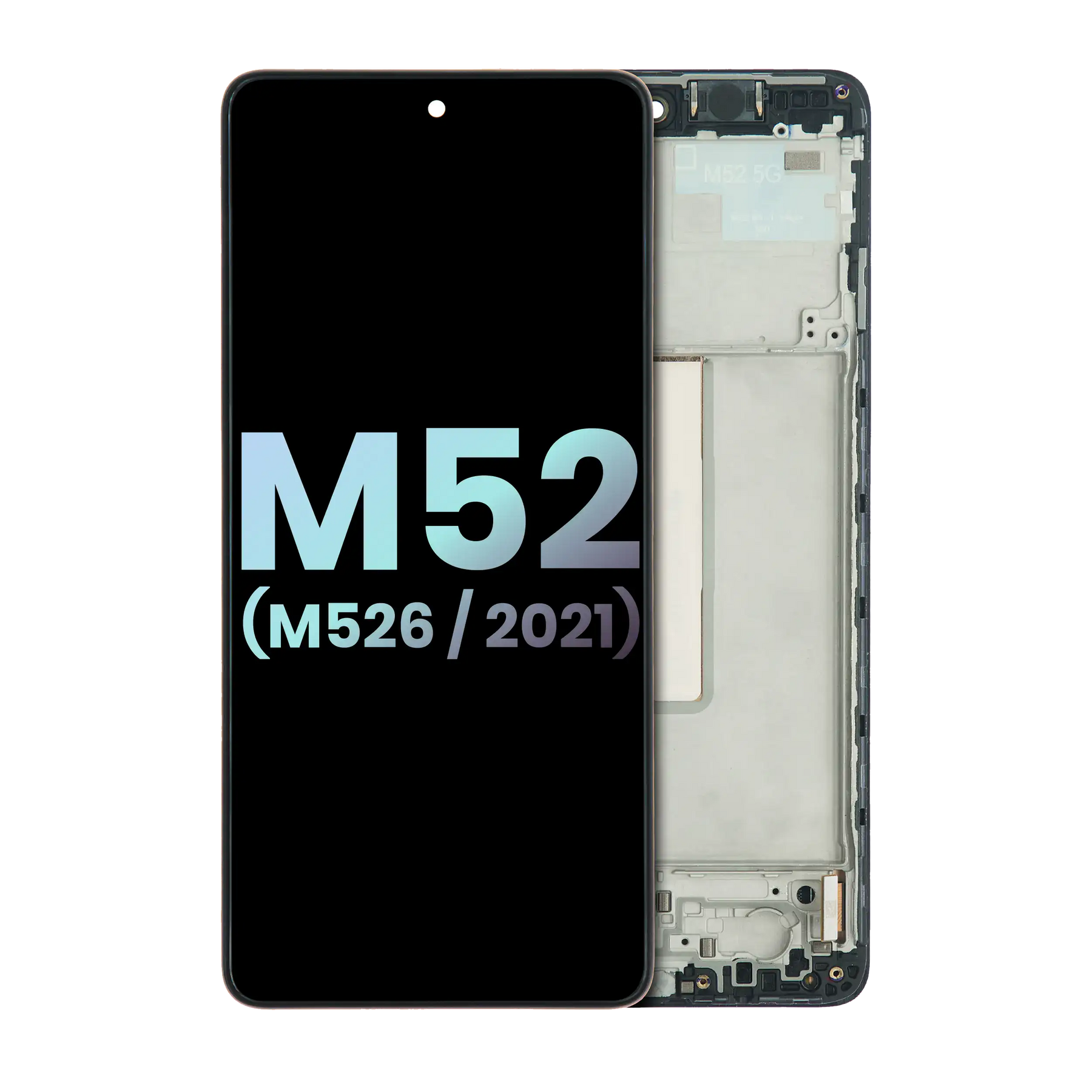 OLED Assembly With Frame Compatible For Samsung Galaxy M52 5G (M526 / 2021) (Service Pack) (All Colors)