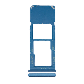 Single Sim Card Tray Compatible For Samsung Galaxy A12 (A125 / 2020) (Blue)