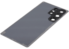 Back Cover Glass With Camera Lens Compatible For Samsung Galaxy S25 Ultra 5G (No Logo) (Vemake) (Titanium Silver Blue)