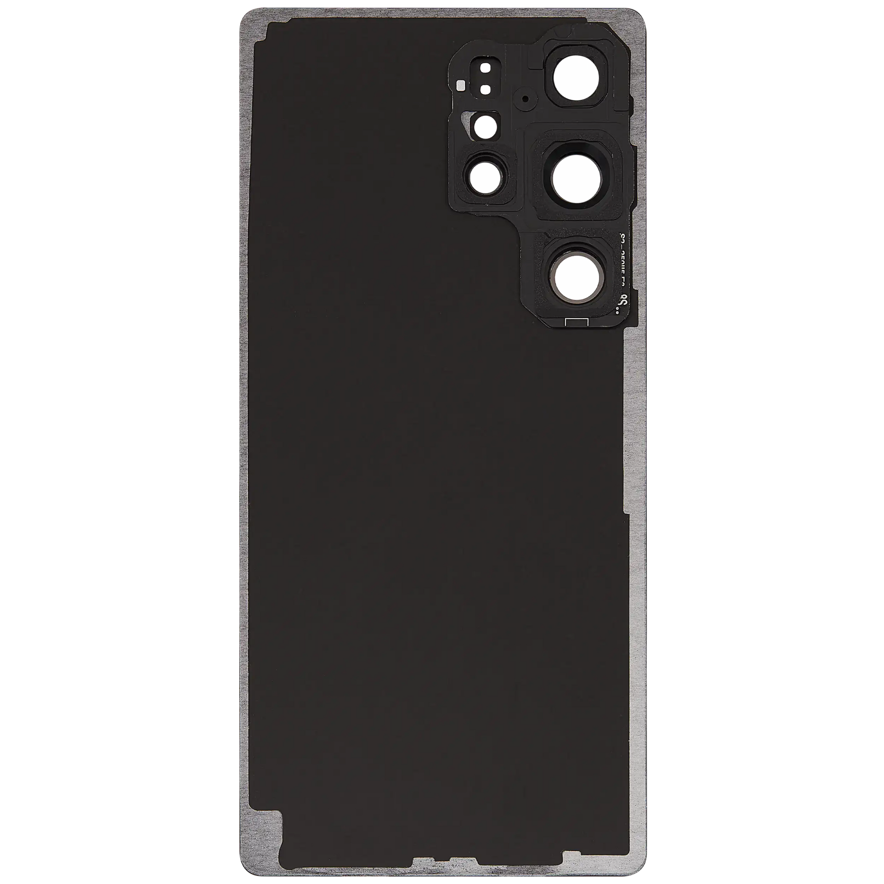 Back Cover Glass With Camera Lens Compatible For Samsung Galaxy S25 Ultra 5G (No Logo) (Aftermarket Plus) (Titanium White Silver)