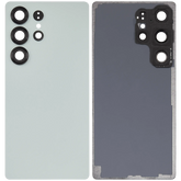 Back Cover Glass With Camera Lens Compatible For Samsung Galaxy S25 Ultra 5G (No Logo) (Vemake) (Titanium Jade Green)