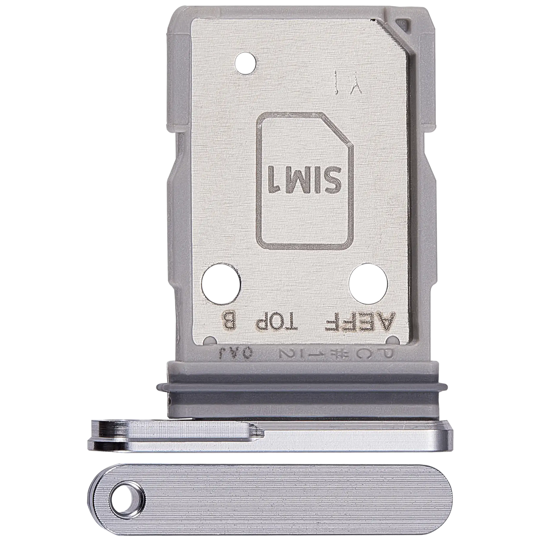 Dual Sim Card Tray Compatible For Samsung Galaxy A56 5G (A566 / 2025) (Lightgray)