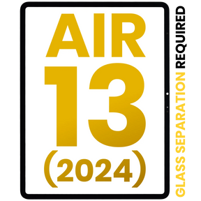 Front Glass Compatible For iPad Air 13" (2024) (Glass Separation Required) (Premium) (All Colors)