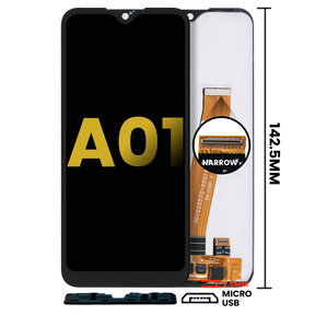 LCD Assembly Without Frame Compatible For Samsung Galaxy A01 (Global Model) (Micro USB Frame) (Refurbished) (All Colors)