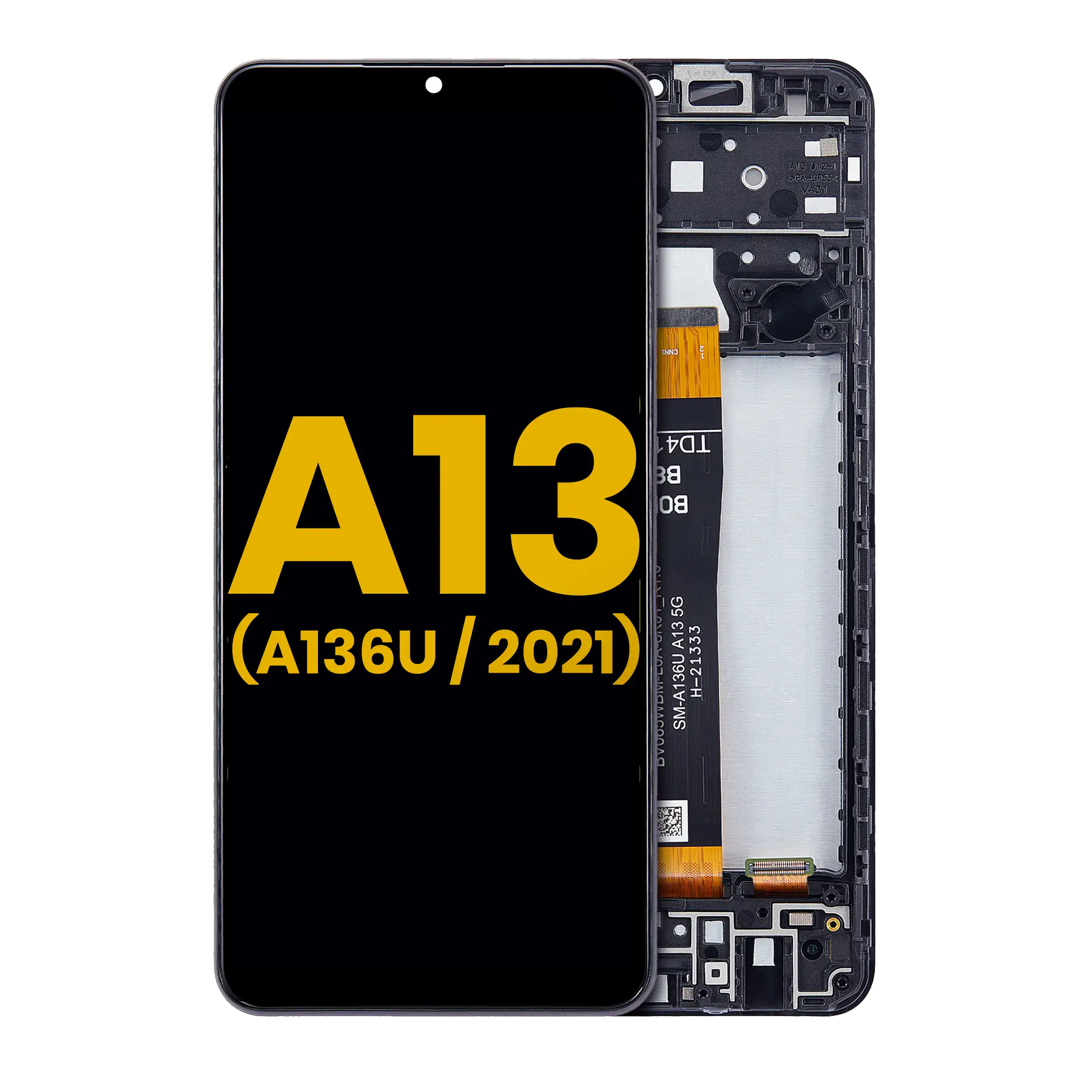 LCD Assembly With Frame Compatible For Samsung Galaxy A13 5G (A136U / 2021) (Refurbished) (All Colors)