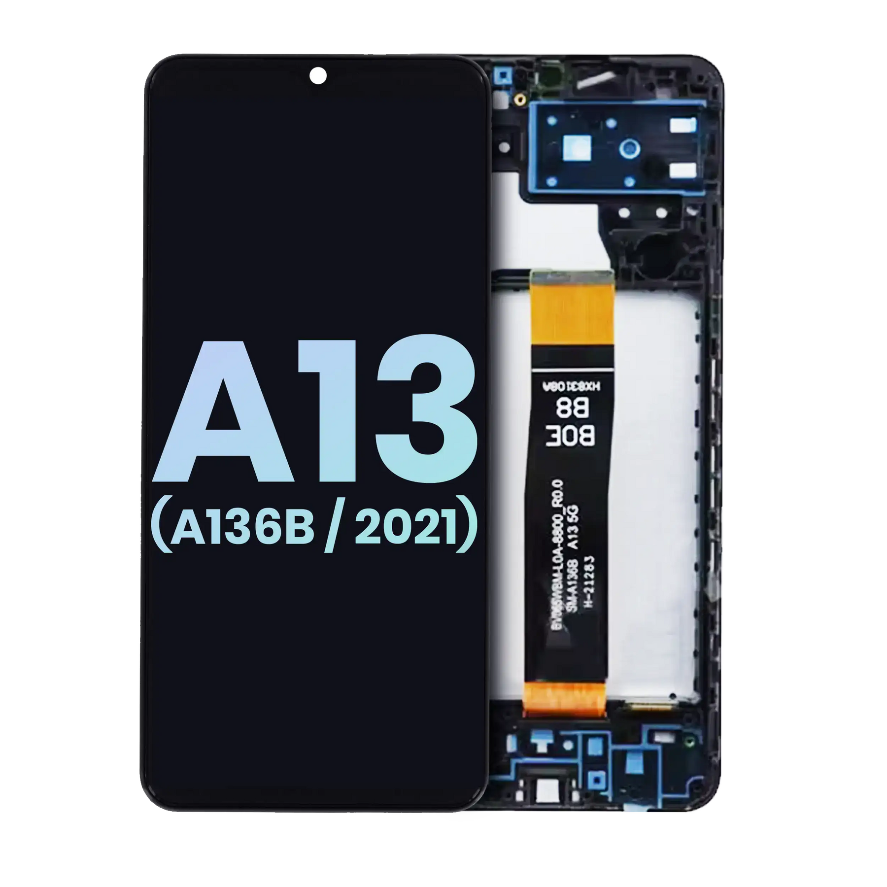 LCD Assembly With Frame Compatible For Samsung Galaxy A13 5G (A136B / 2021) (International Version) (Service Pack) (All Colors)