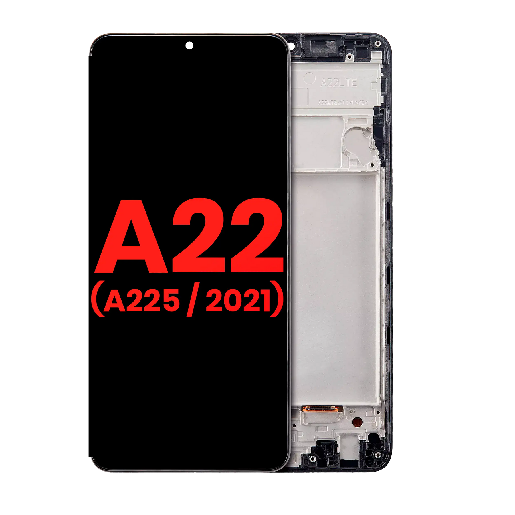 OLED Assembly With Frame Compatible For Samsung Galaxy A22 4G (A225 / 2021) (Vemake) (All Colors)