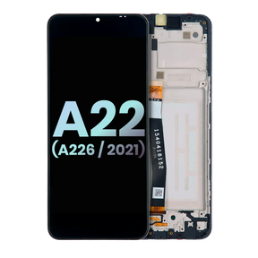 LCD Assembly With Frame Compatible For Samsung A22 5G (A226 / 2021) (Refurbished) (All Colors)