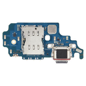 Charging Port Board With Sim Card Reader Compatible For Samsung Galaxy S21 Ultra 5G (G9980) (Asia Version) (Premium)