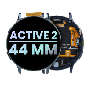 LCD Assembly With Frame Compatible For Samsung Galaxy Watch Active 2 (44MM) (Service Pack) (Black)