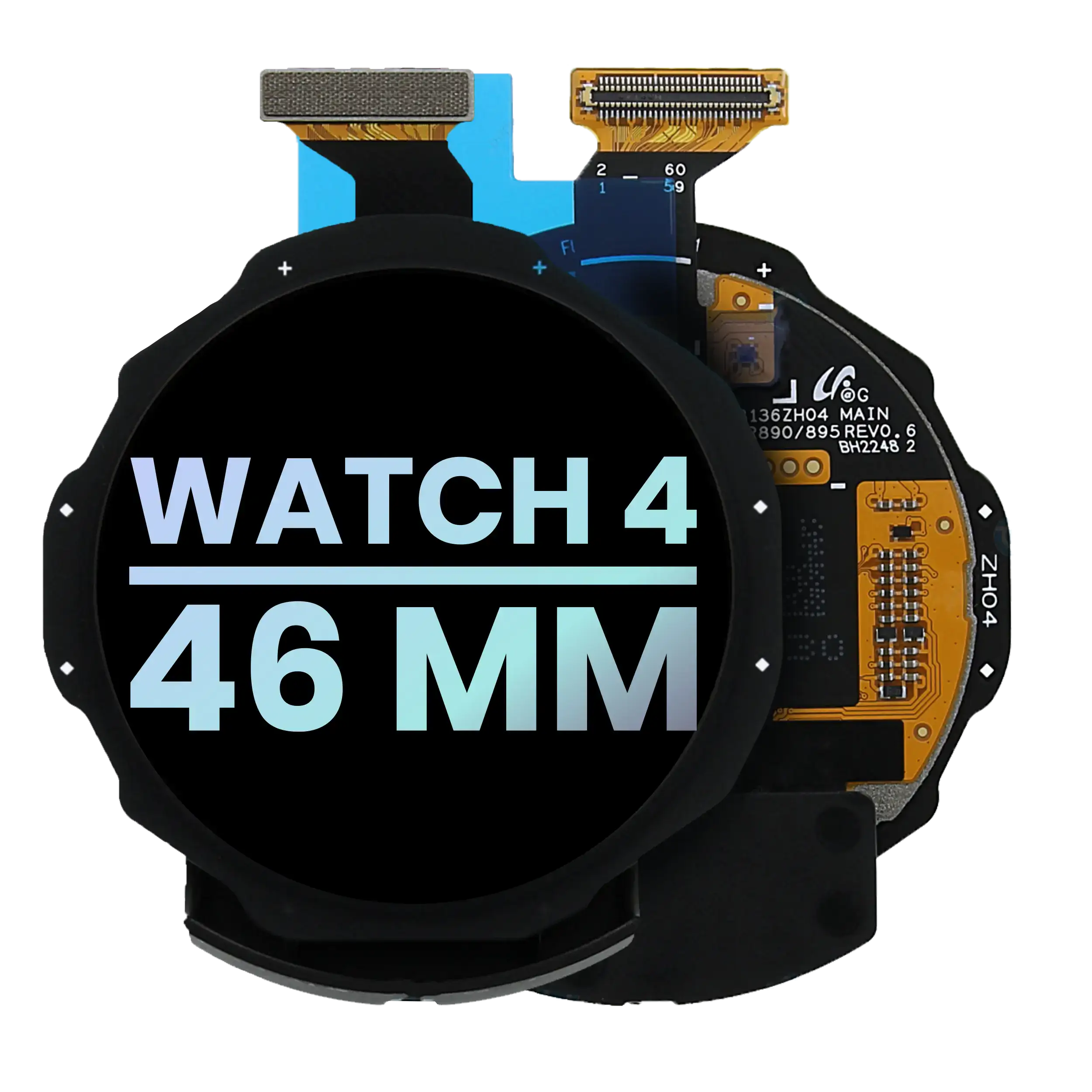 LCD Assembly Compatible For Samsung Galaxy Watch 4 Classic (46mm) (Ser