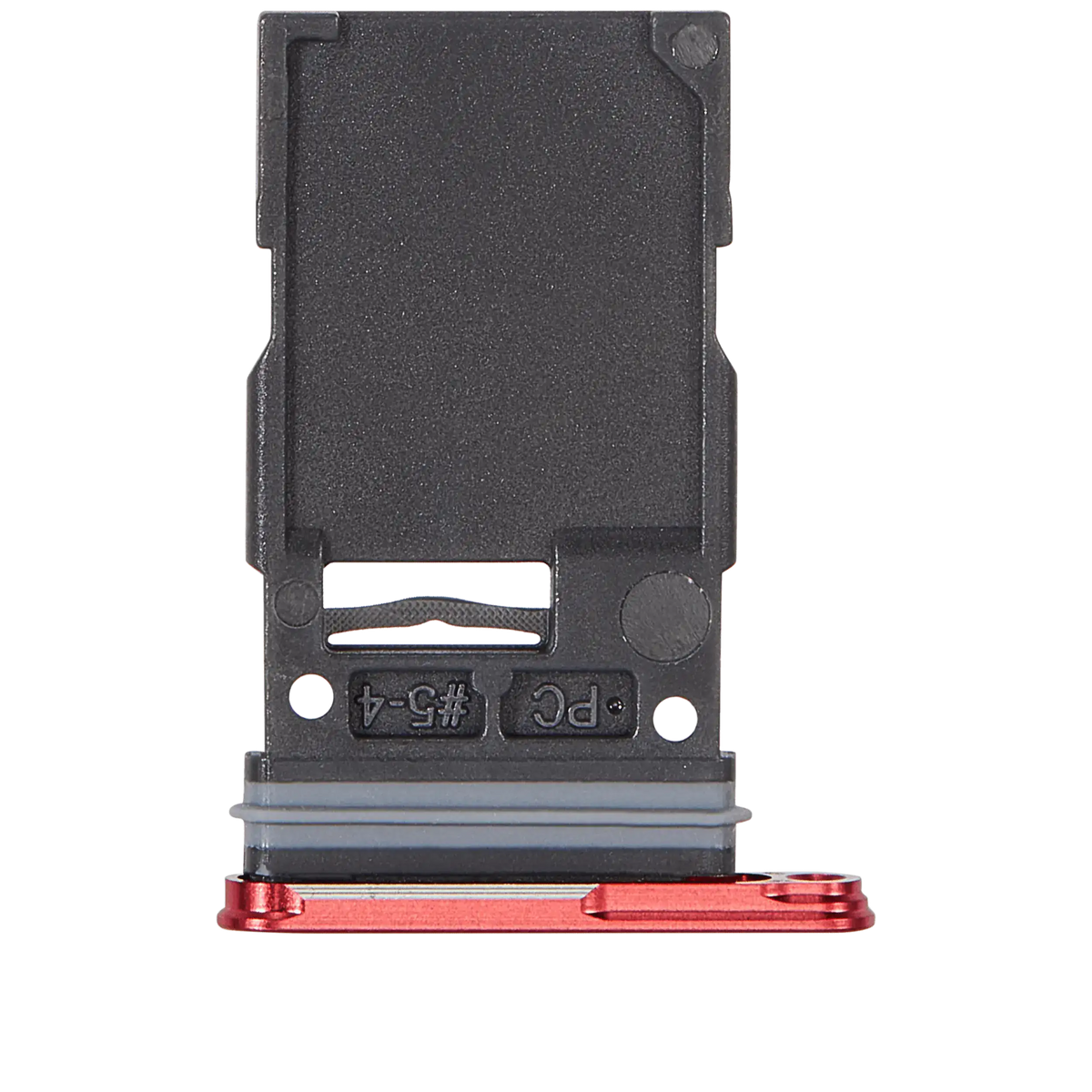 Single Sim Card Tray Compatible For Samsung Galaxy S25 / S25 Plus (Premium) (Coral Red)
