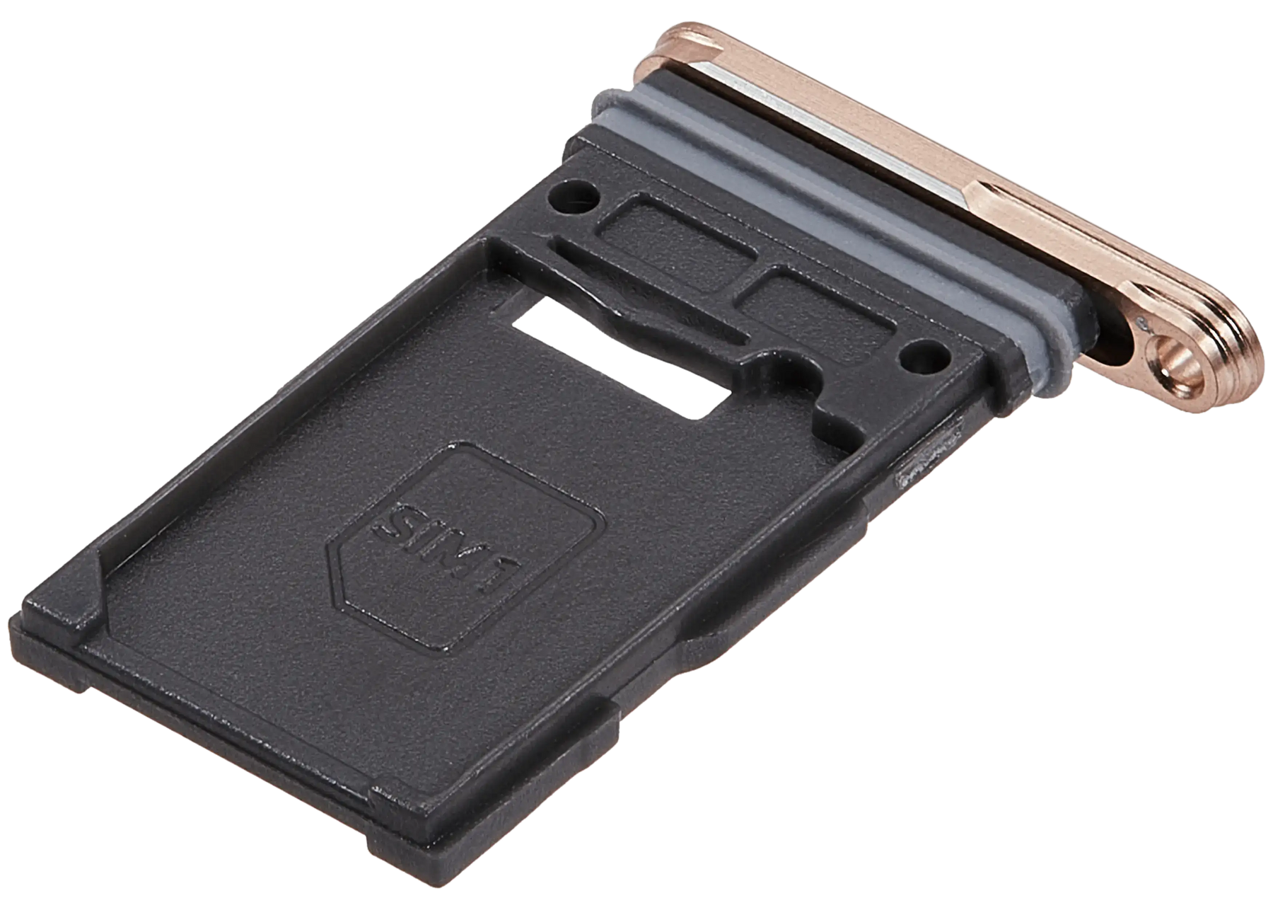 Single Sim Card Tray Compatible For Samsung Galaxy S25 / S25 Plus (Premium) (Pink Gold)