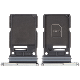 Single Sim Card Tray Compatible For Samsung Galaxy S25 Ultra (Titanium White Silver)