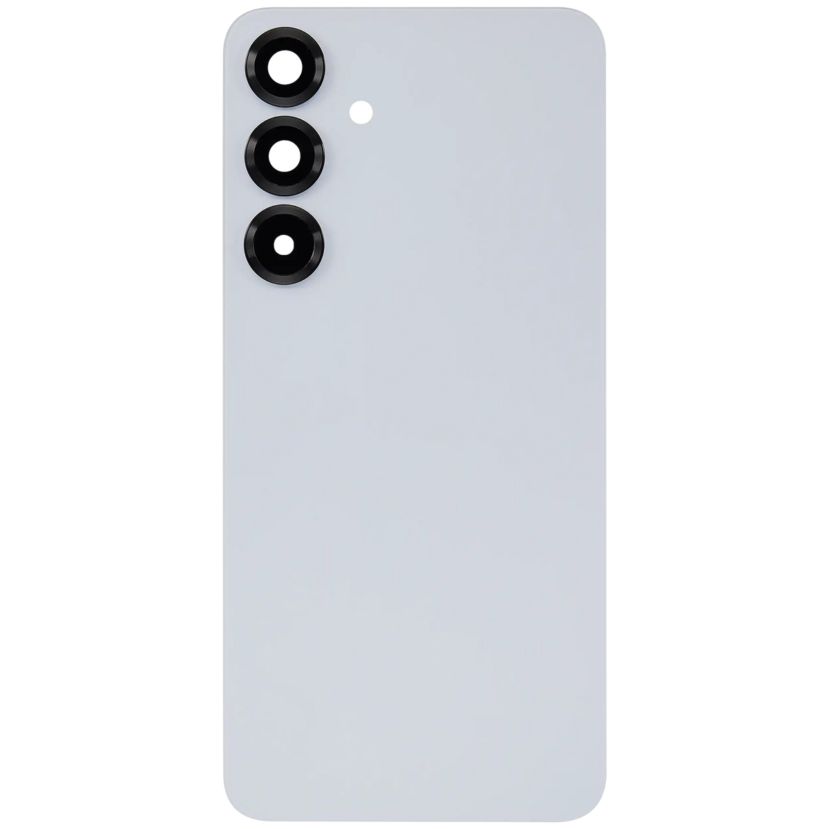 Back Cover Glass With Camera Lens Compatible For Samsung Galaxy S25 Plus 5G (No Logo) (Aftermarket Plus) (Icy Blue)