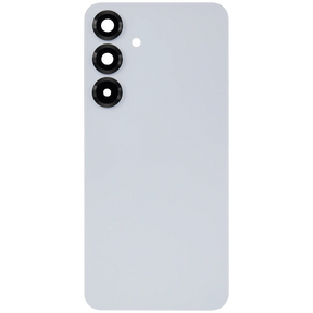 Back Cover Glass With Camera Lens Compatible For Samsung Galaxy S25 Plus 5G (No Logo) (Aftermarket Plus) (Icy Blue)