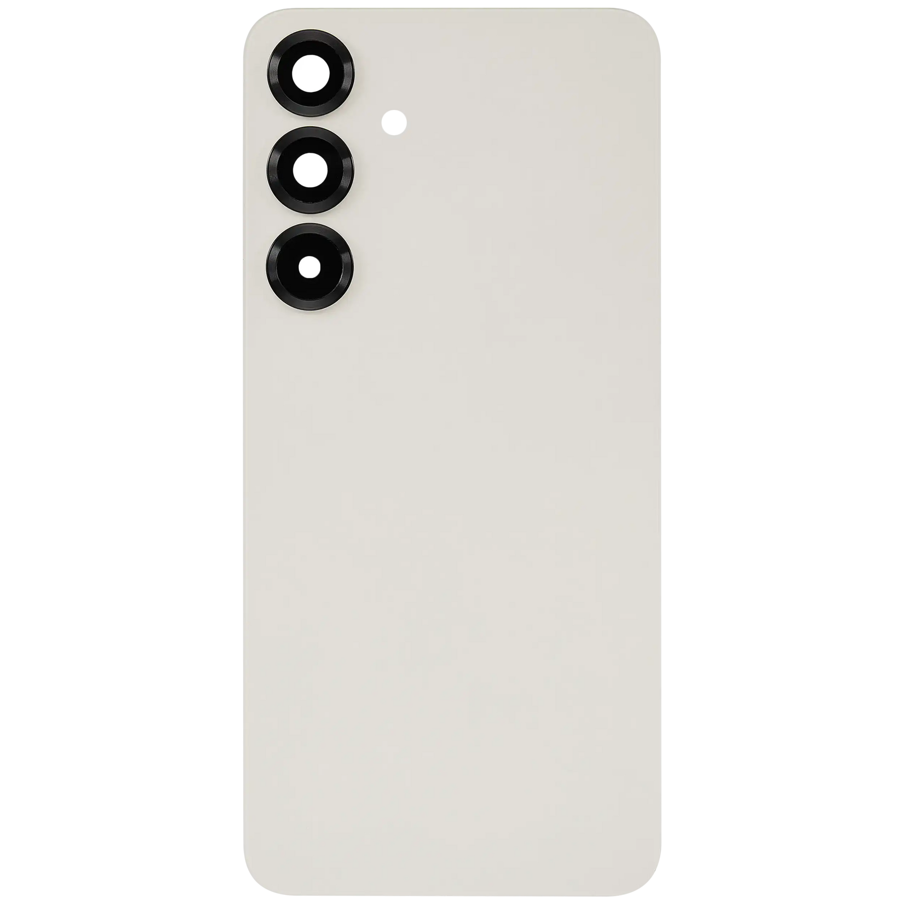 Back Cover Glass With Camera Lens Compatible For Samsung Galaxy S25 Plus 5G (No Logo) (Aftermarket Plus) (Pink Gold)