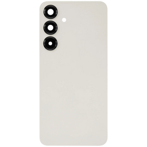 Back Cover Glass With Camera Lens Compatible For Samsung Galaxy S25 Plus 5G (No Logo) (Aftermarket Plus) (Pink Gold)