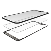 3 in 1 (Glass With OCA Pre-Installed + Frame) Compatible For iPhone 14 Pro (OCA Master)