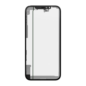 3 in 1 (Glass With OCA Pre-Installed + Frame) Compatible For iPhone 12 / 12 Pro (OCA Master)