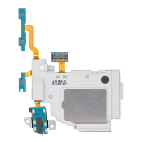 Loudspeaker With Headphone Jack And Power Volume Flex Cable Compatible For Samsung Galaxy Tab Pro 10.1" (T520 / T525) (2014)