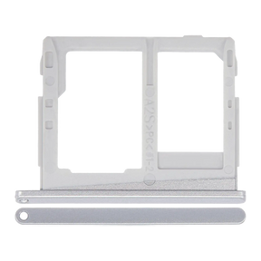 Sim Card Tray Compatible For Samsung Galaxy Tab A 8.0" (2017) (T385 / T387) (Cellular Version) (Silver)