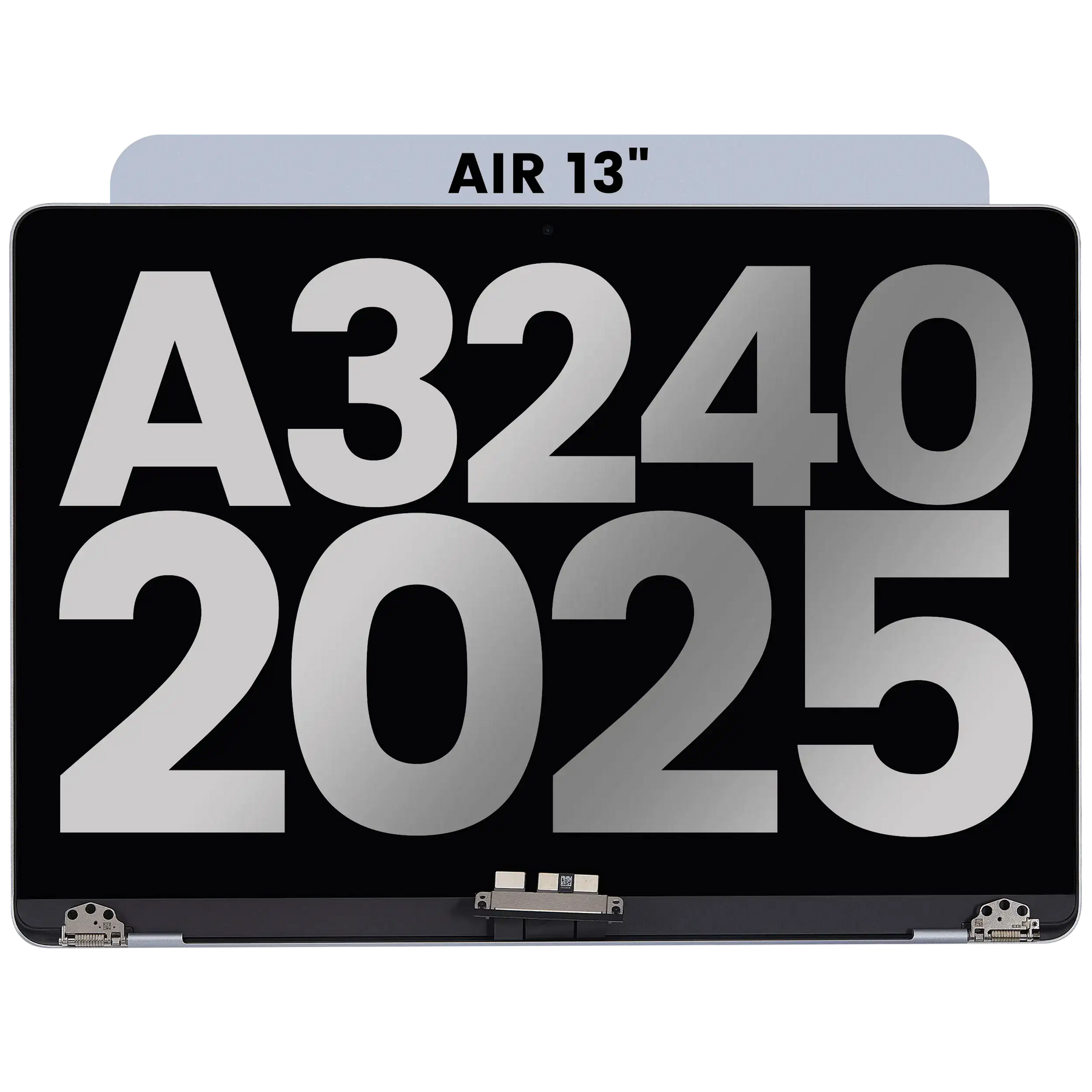 Complete LCD Display Assembly For MacBook Air 13" (A3240 /Early 2025) (Used OEM Pull: Grade A) (Sky Blue)