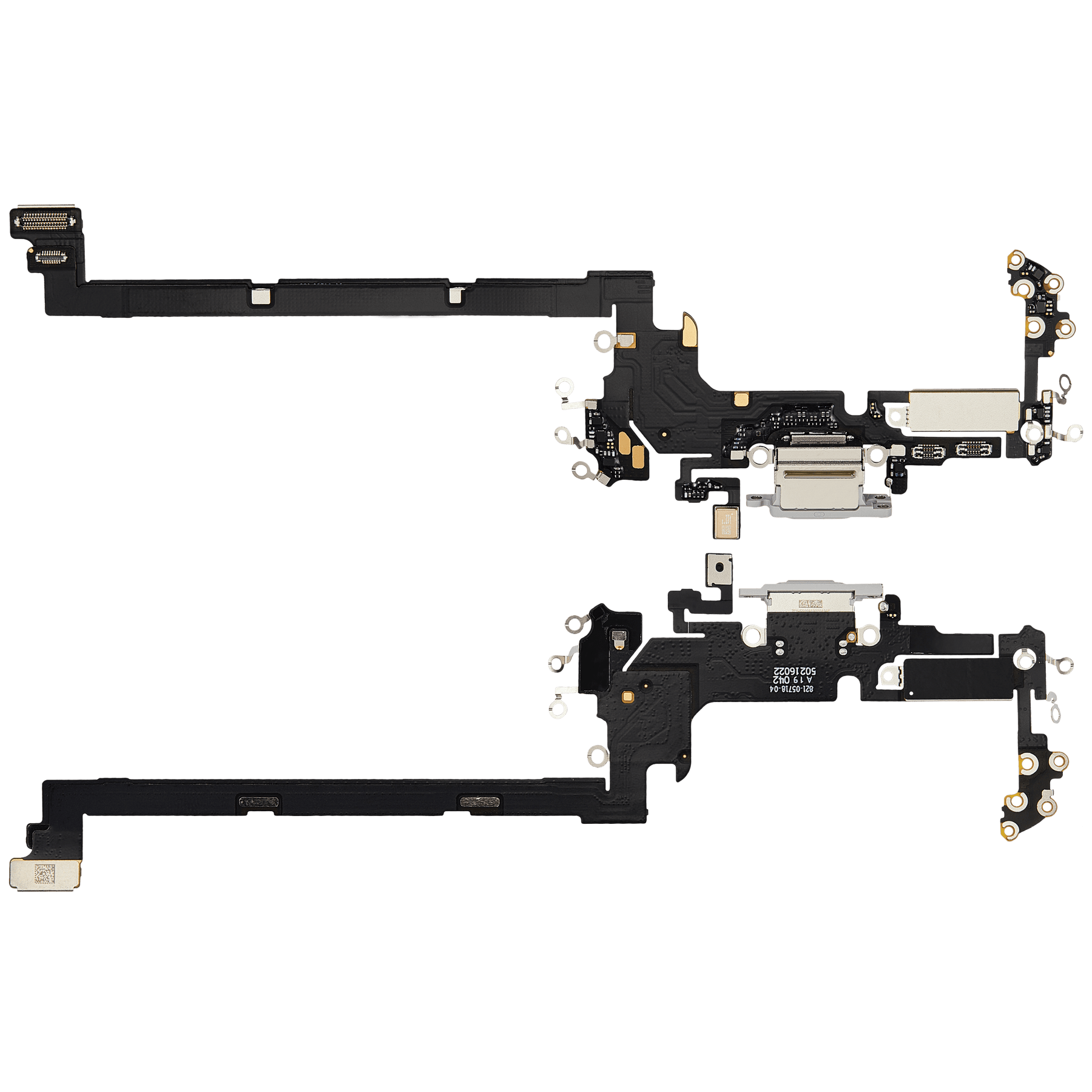 Charging Port Flex Cable Compatible For iPhone 17 Pro (Premium) (US Version) (Silver)