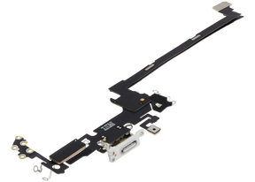 Charging Port Flex Cable Compatible For iPhone 17 Pro (Premium) (US Version) (Silver)
