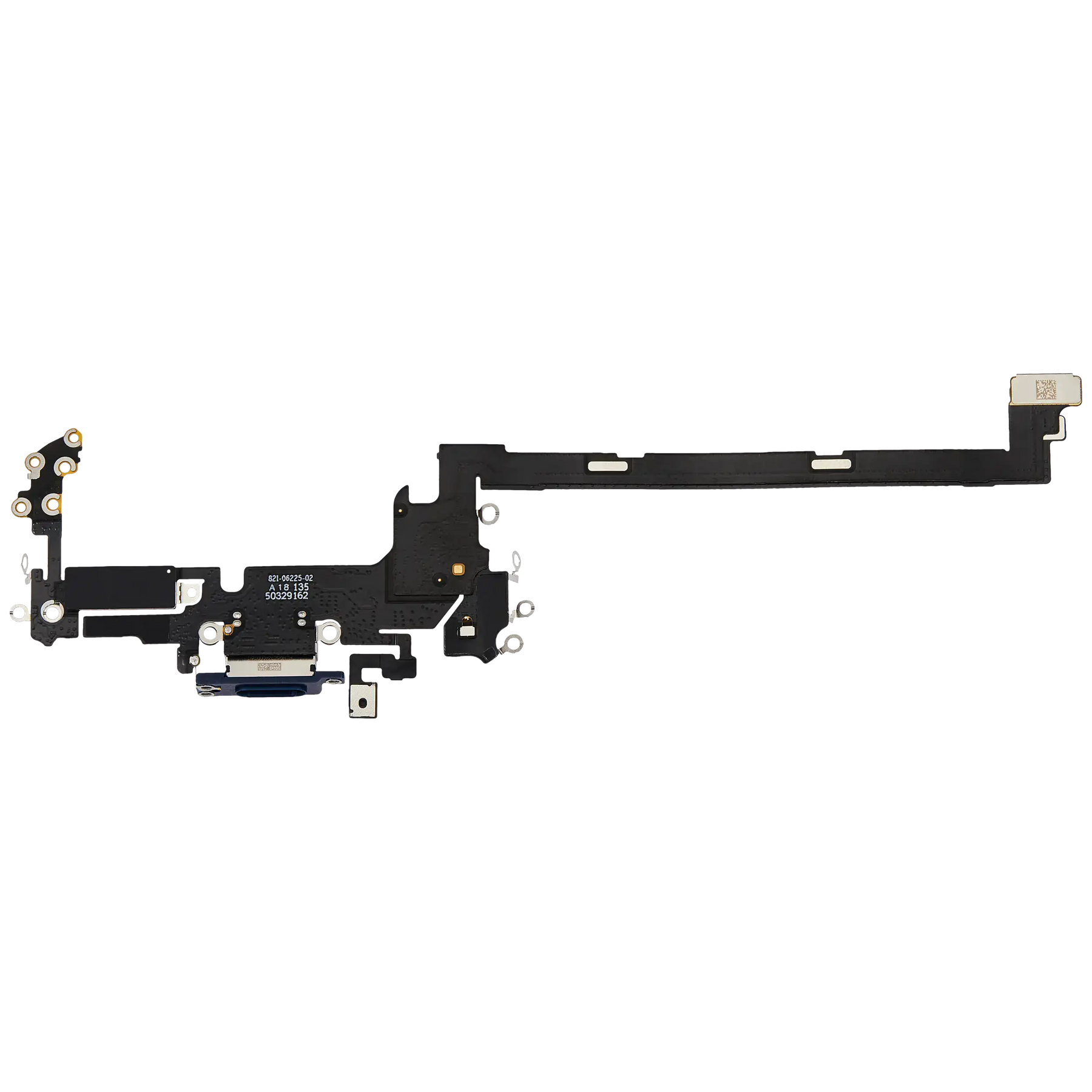 Charging Port Flex Cable Compatible For iPhone 17 Pro (Premium) (US Version) (Deep Blue)