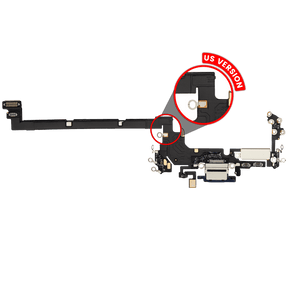 Charging Port Flex Cable Compatible For iPhone 17 Pro (Premium) (US Version) (Deep Blue)