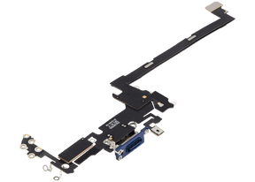 Charging Port Flex Cable Compatible For iPhone 17 Pro (Premium) (US Version) (Deep Blue)