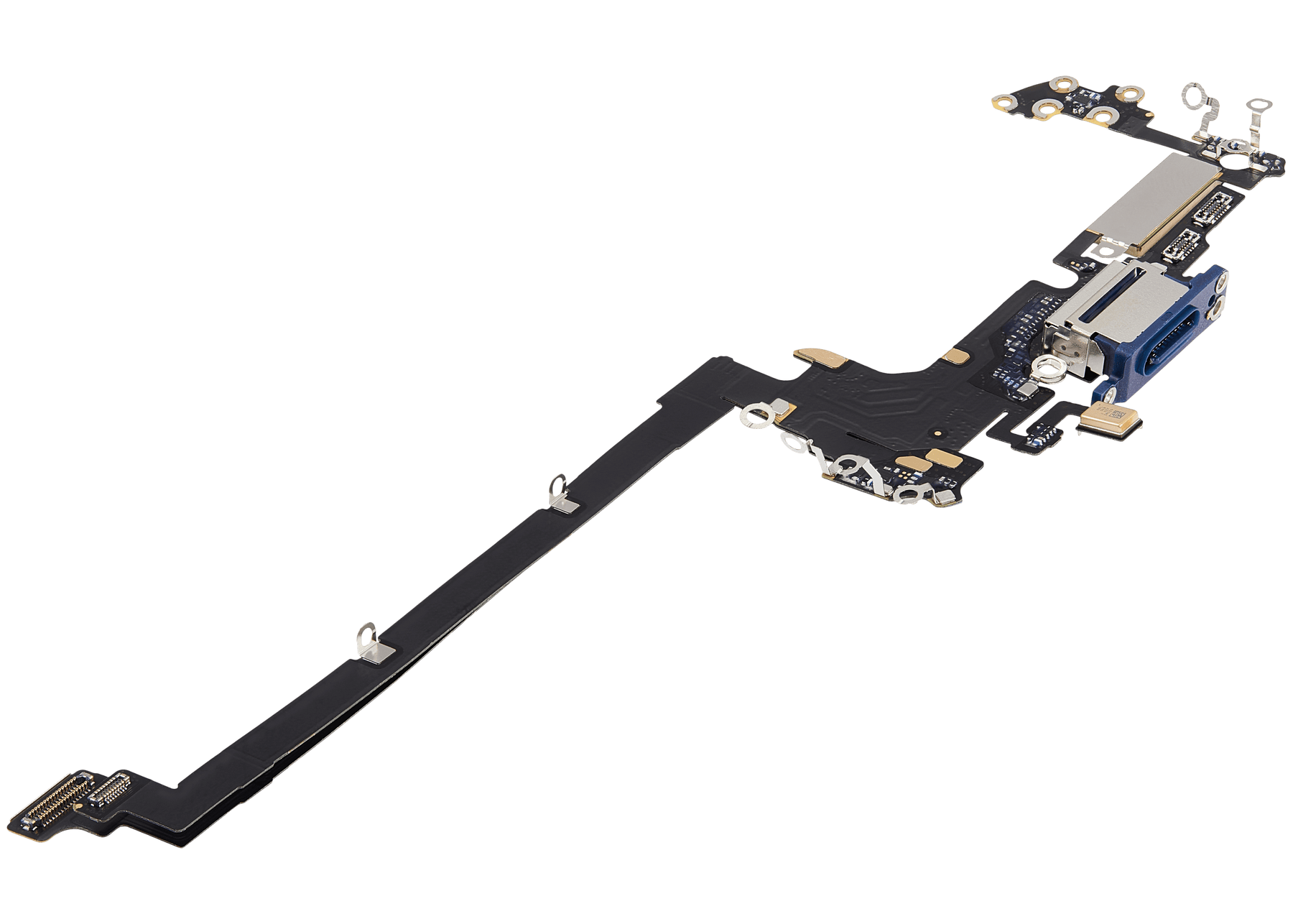 Charging Port Flex Cable Compatible For iPhone 17 Pro (Premium) (US Version) (Deep Blue)