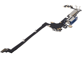 Charging Port Flex Cable Compatible For iPhone 17 Pro (Premium) (US Version) (Deep Blue)